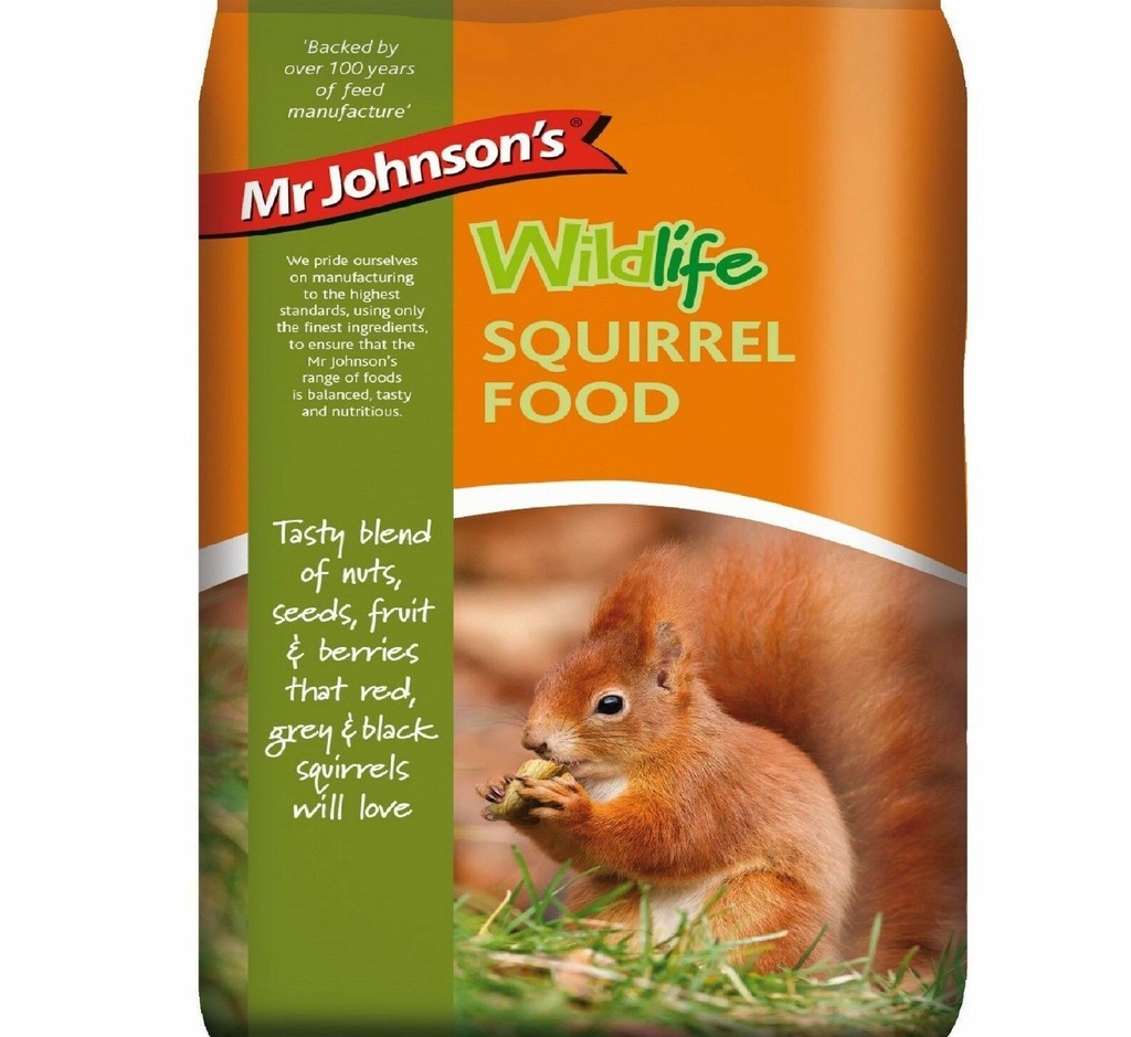 Mr Johnson' Wildlife Squirrel Food (Original Sealed Packs As Pictured)