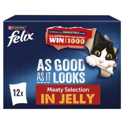 FELIX As Good As it Looks Meaty Selection in Jelly 12pk