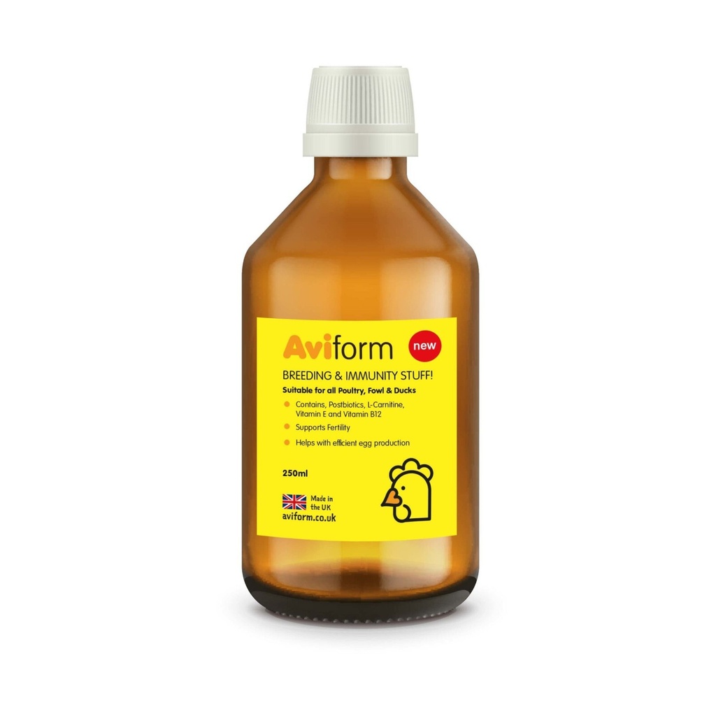 New Aviform Breeding & Immunity Stuff! Supplement For Poultry No Cup Pump