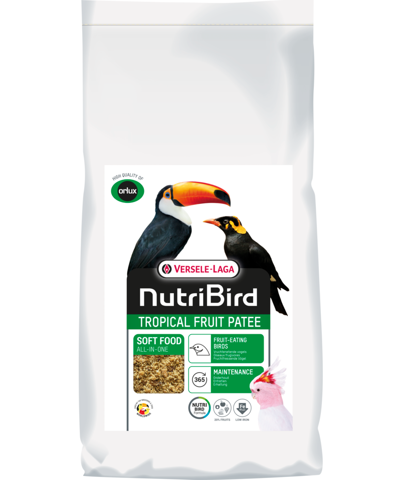 Versele Laga Nutribird Tropical Fruit Patee - Mynur Fruit Eating Birds