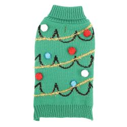 Happy Pet Bauble Sweater Green