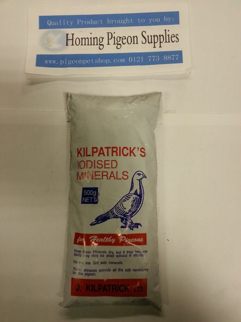 Kilpatrick' Iodised Minerals Racing Pigeon Supplement & Mineral