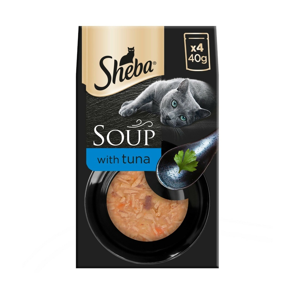 Sheba Soup With Tuna Fillet For Cats