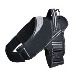 Lazy Bones Padded Harness Black/Grey
