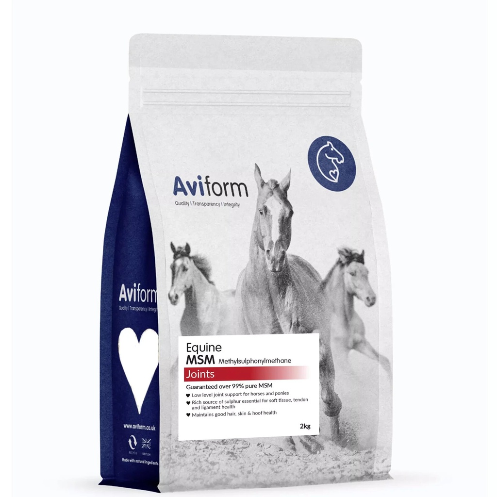 Aviform Msm Pure Joint Care Supplement For Horses