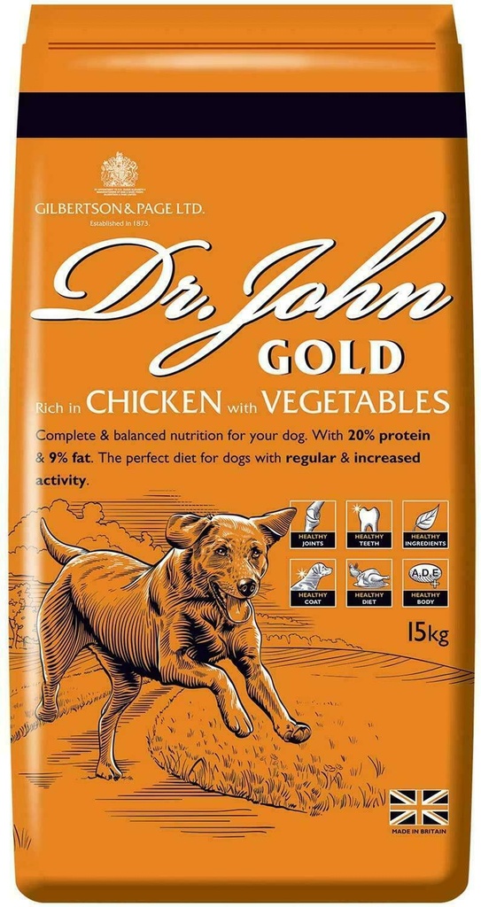 Dr. John Gold Rich In Chicken With Vegetables And Gravy