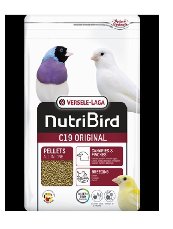 Versele Laga Nutribird C19 Original - Canaries, Tropical & European Finches