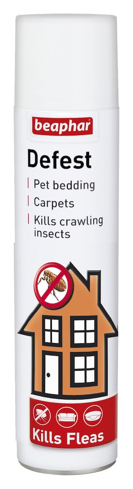 Beaphar Defest -Household Flea Spray Pet Bedding Carpets Kills Insects