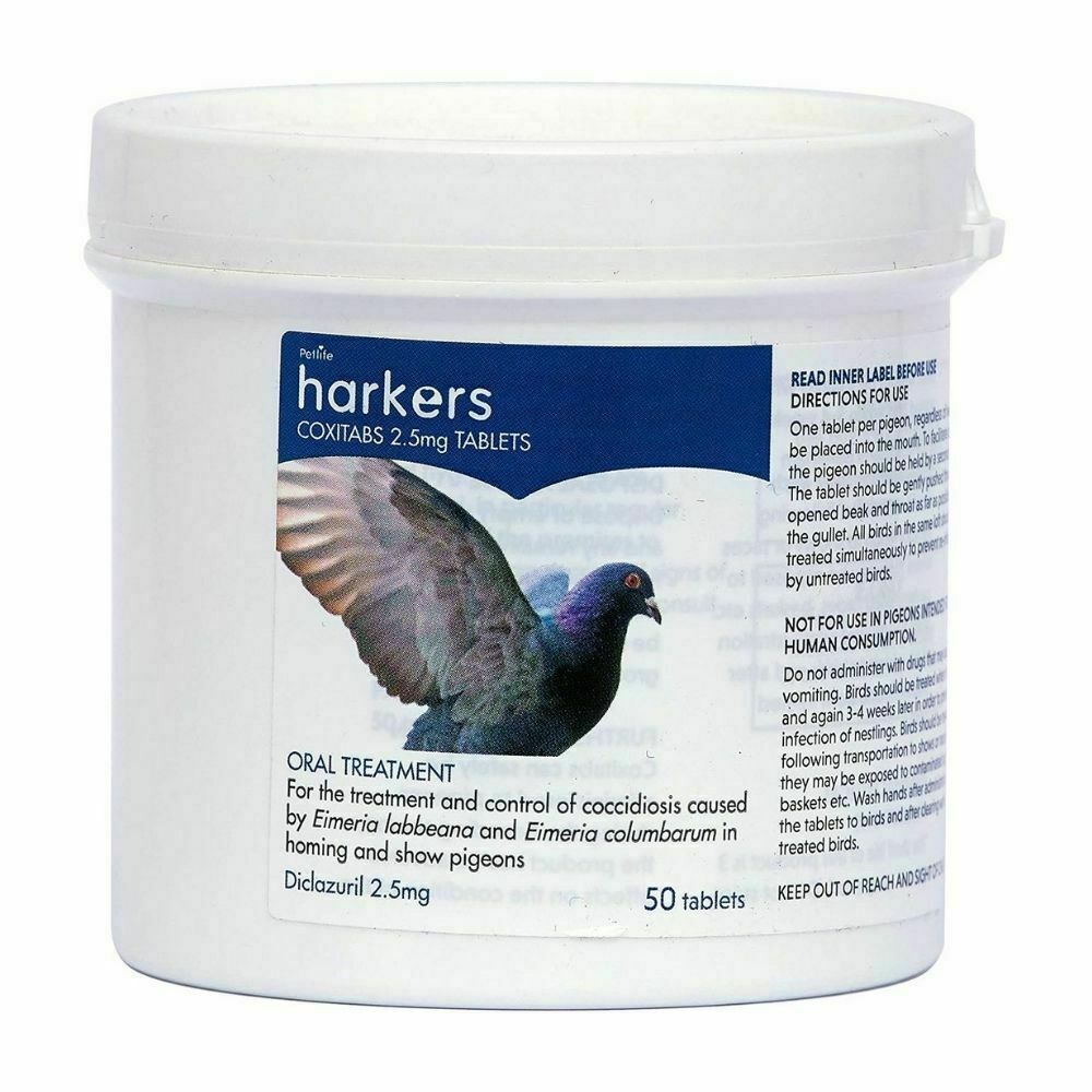 Harkers Coxitabs - Coccidiosis Treatment Pigeons, Poultry