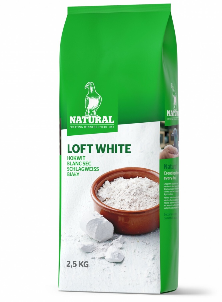 Natural Antwerp/ Granen Racing Pigeon Hygiene Belgian White