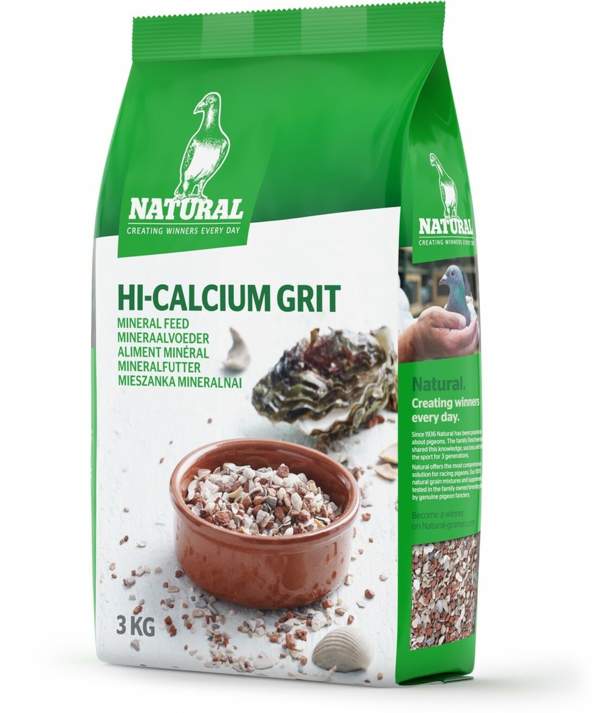 Natural Antwerp/ Granen Racing Pigeon Hi-Calcium Grit