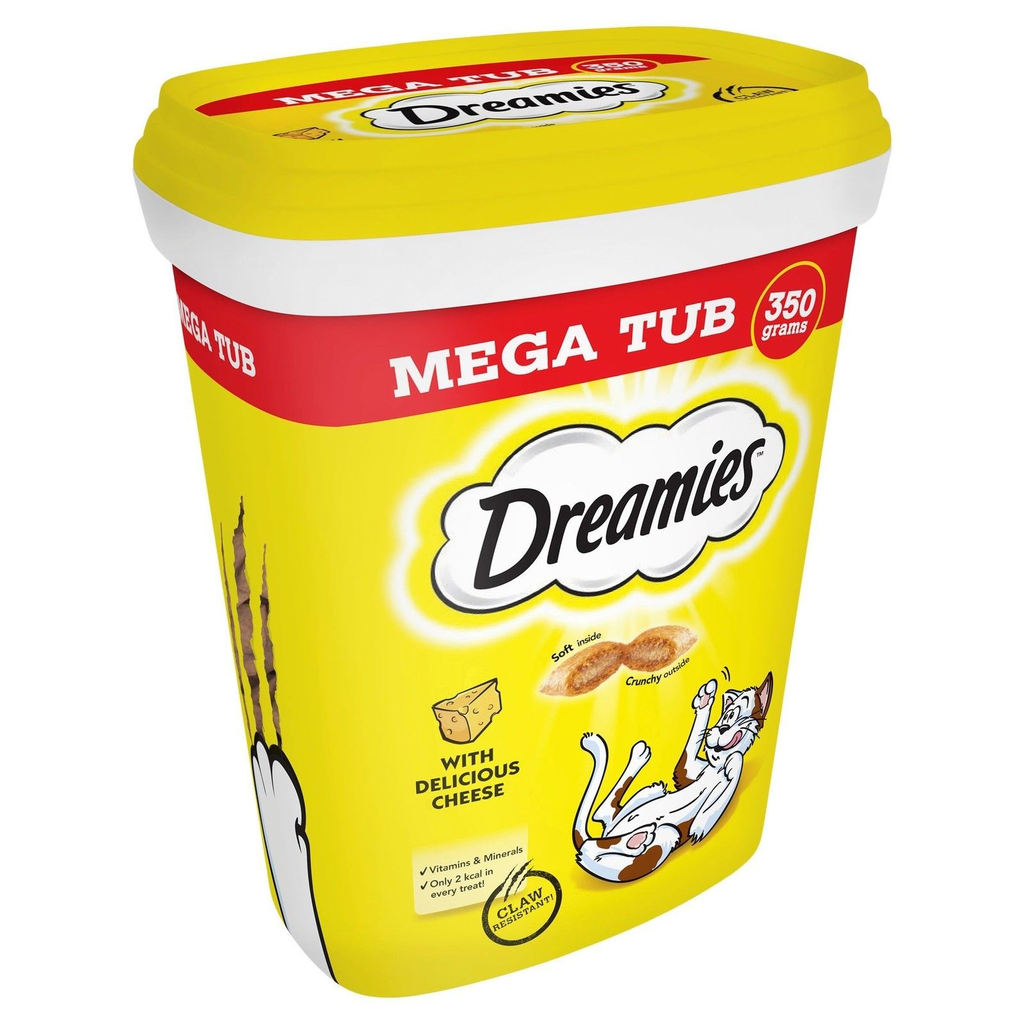 Dreamies Mega Tub Cat Treat With Cheese