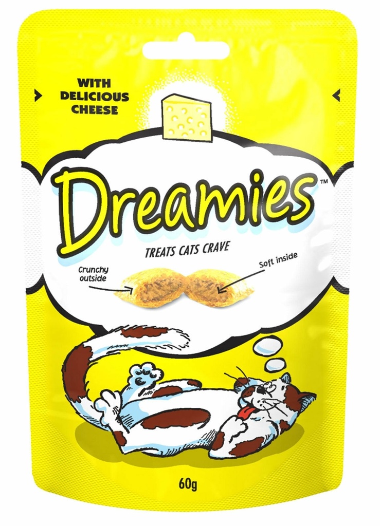 Dreamies Cat Treats With Delicious Cheese