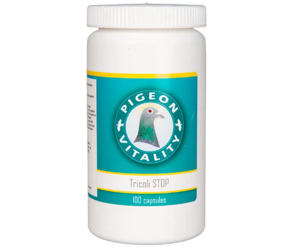 Pigeon Vitality Tricoli-Stop Caps For Racing Pigeons Removes Trichomonas/Canker