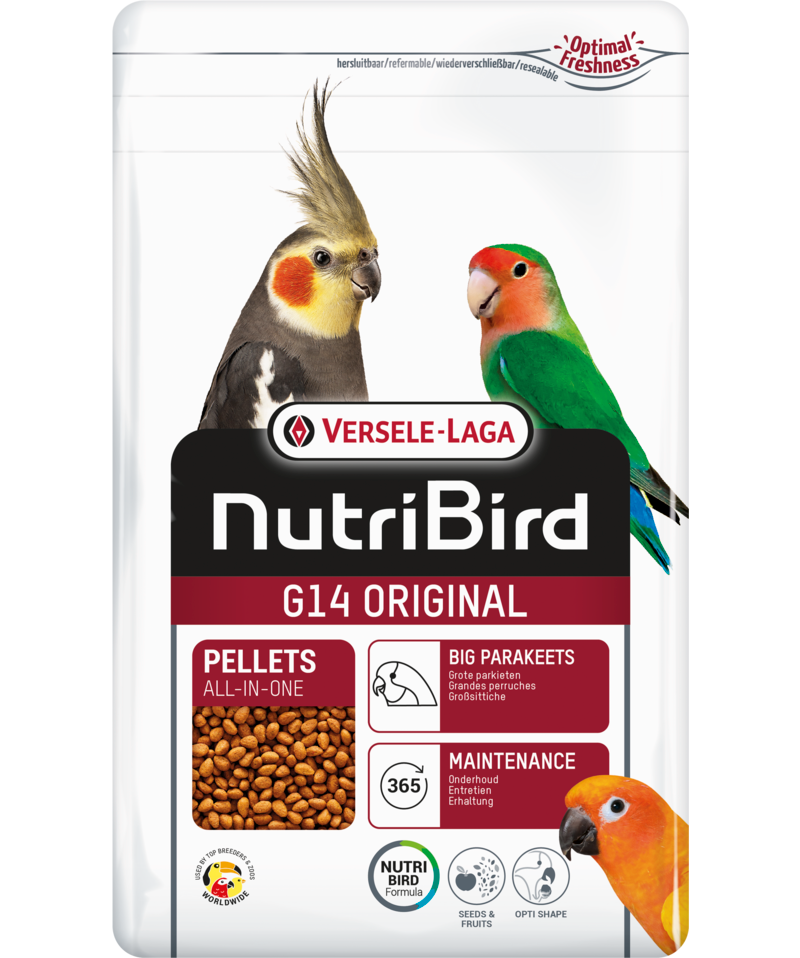 Versele Laga Nutribird G14 Original Budgies & Parakeets (Resealable Bag)