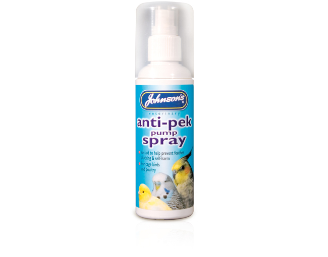 Anti Pek / Peck - Pump Spray Prevent Harm & Pecking On Birds, Parrots Etc