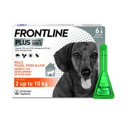 Frontline Plus Small Dog - 6 Pipettes