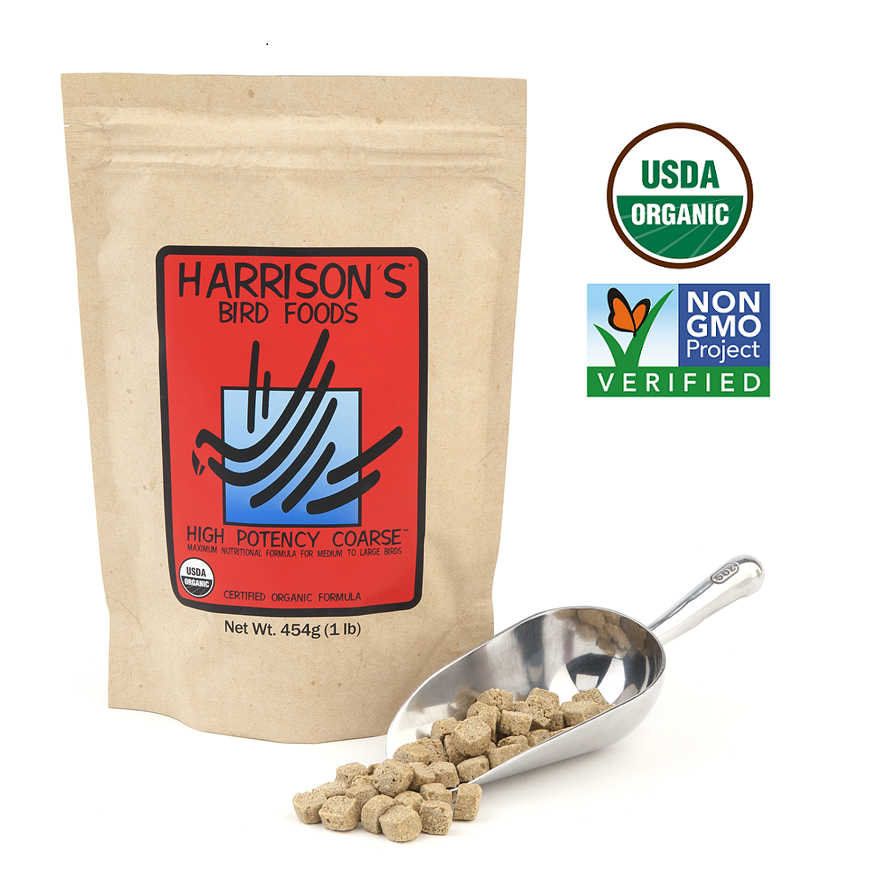 Harrison' Bird Food High Potency Coarse For Larger Parrots