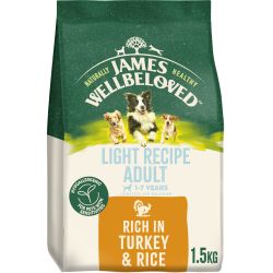 James Wellbeloved Adult Dog Light Turkey & Rice