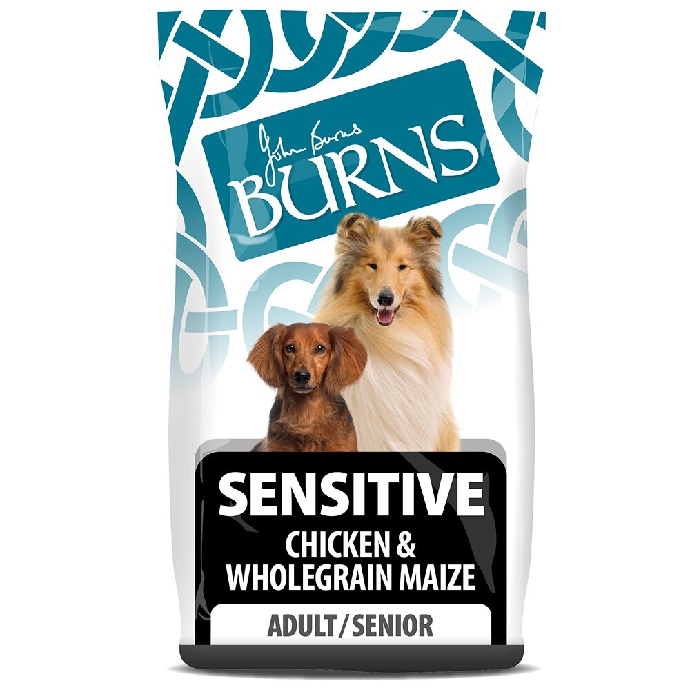 Burns Sensitive (Chicken & Wholegrain Maize) Adult & Senior Breeds Dog Food