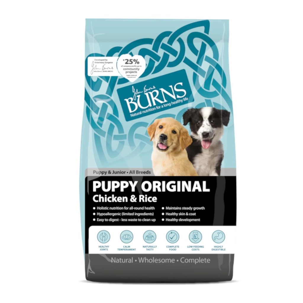 Burns Puppy Original (Chicken & Rice) Puppy & Junior All Breed