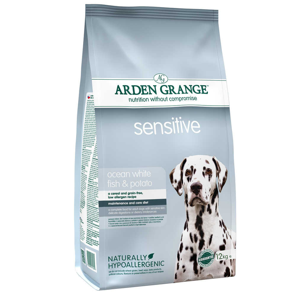Arden Grange Adult Sensitive – Ocean White Fish & Potato, Grain Free Recipe