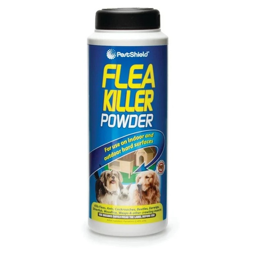 Pestshield Flea Killer Powder Treatment Dogs Fleas Beetles Earwigs Wasps