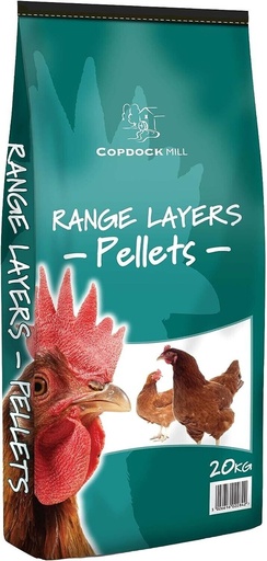 Copdock Mill Poultry & Chicken Range Layers Pellets (Without Verm X) -