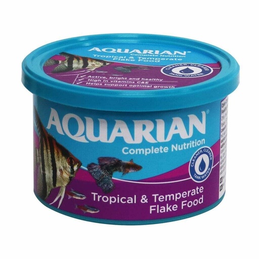 Aquarian Complete Nutrition Tropical & Temperate Flake Food For Fish