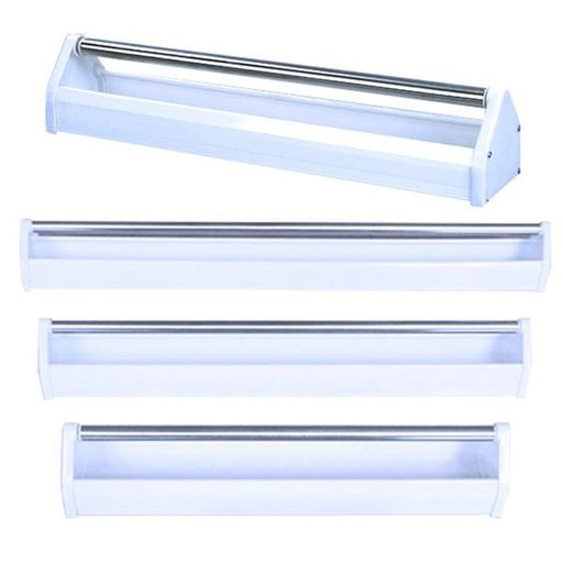[FED140] Plastic Feeder + Roller White 100cm