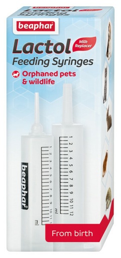 [15331] Beaphar Lactol Milk Feeding Springe - Kitten, Puppy, Guinea-Pig, Hedgehog Orphan