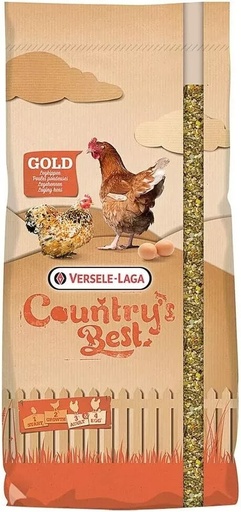 Versele-Laga Country' Best Gold 4 Mix Grain Mixture With Laying Pellets