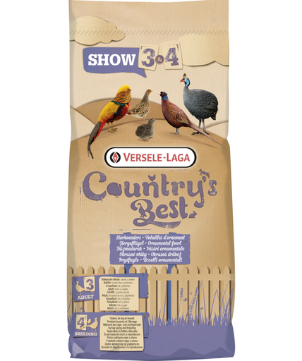 Versele Laga Country’ Best Show 3 Pellet - Game Birds Quails Pheasants Etc