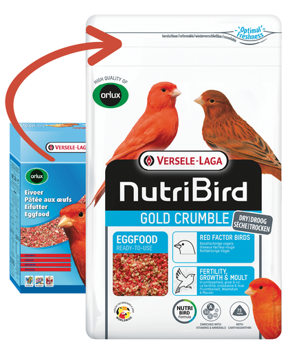 [VL125] Versele Laga Gold Crumble Red Factor Canary Birds