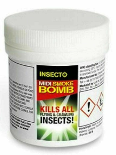 Insecto Midi Smoke Kills Spiders, Mites, Eggs, Bed Bugs, Flies & Fleas