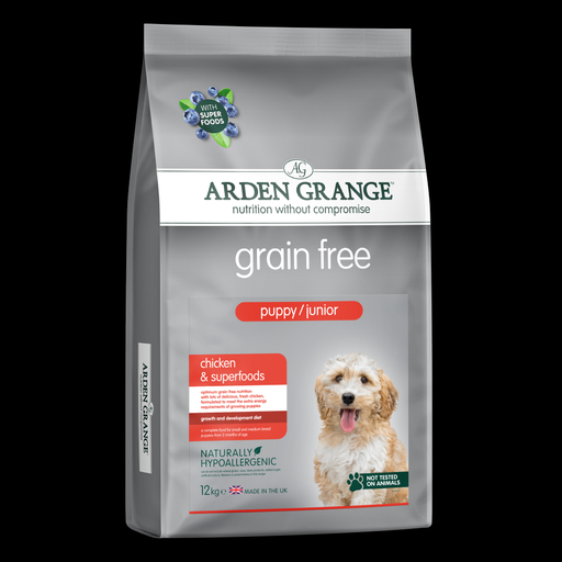 Arden Grange Puppy/Junior Chicken & Superfoods - Grain Free Recipe