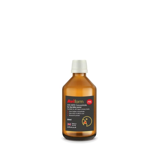 Aviform Avi-Mite Concentrate Red Mite Liquid Cage Aviary Bird + Pump
