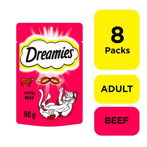 Dreamies Cat Treats With Tempting Beef