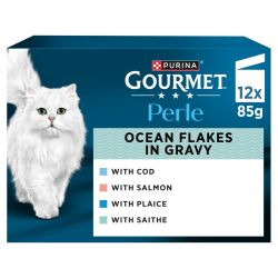 [833491] Gourmet Perle Ocean Flakes Cod, Salmon, Plaice, Saithe