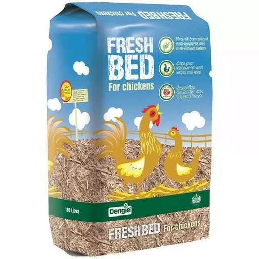 Dengie Fresh Bed Bedding -Chopped Straw + Oil For Chicken Hen Poultry