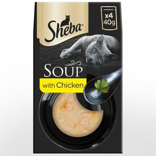 Sheba Soup Pouch With Chicken Fillets For Cats