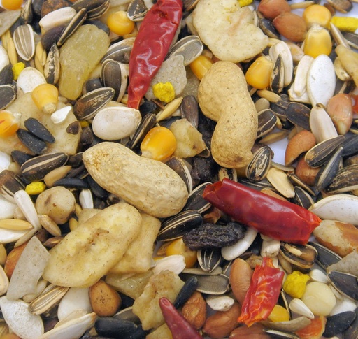 Colonels Deluxe Parrot - Contains 20 Ingredients Tropical Fruit Nuts