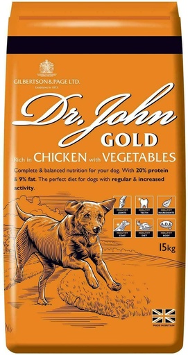 Dr. John Gold Rich In Chicken With Vegetables And Gravy