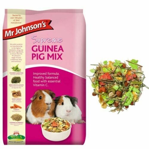 Mr Johnsons Supreme Guinea Pig Mix Fibre Grass Cereal Pellets