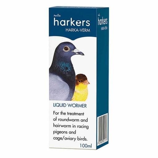 Harkers Harka-Verm Pigeons, Poultry & Birds Round/Hair Worming Treatment