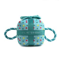 Ancol Pawty Its My Birthday Present Tugger Blue
