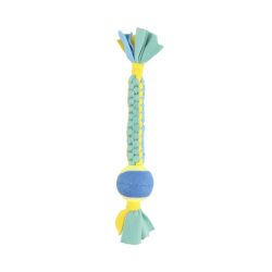 Coolpet Plaited Stick & Tennis Ball