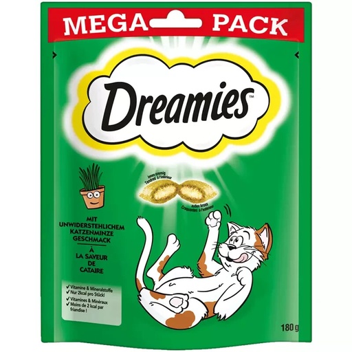 Dreamies Mega Pack Cat Treat With Irresistible Catnip Flovour