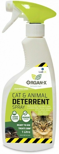 Organ - X Cats, Dogs, Bird, Foxes & Other Animals Deterrent Organic Spray