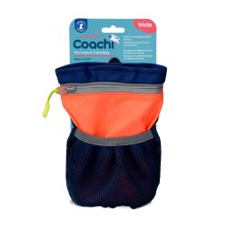 Coachi Pro Train & Treat Bag Navy/Coral